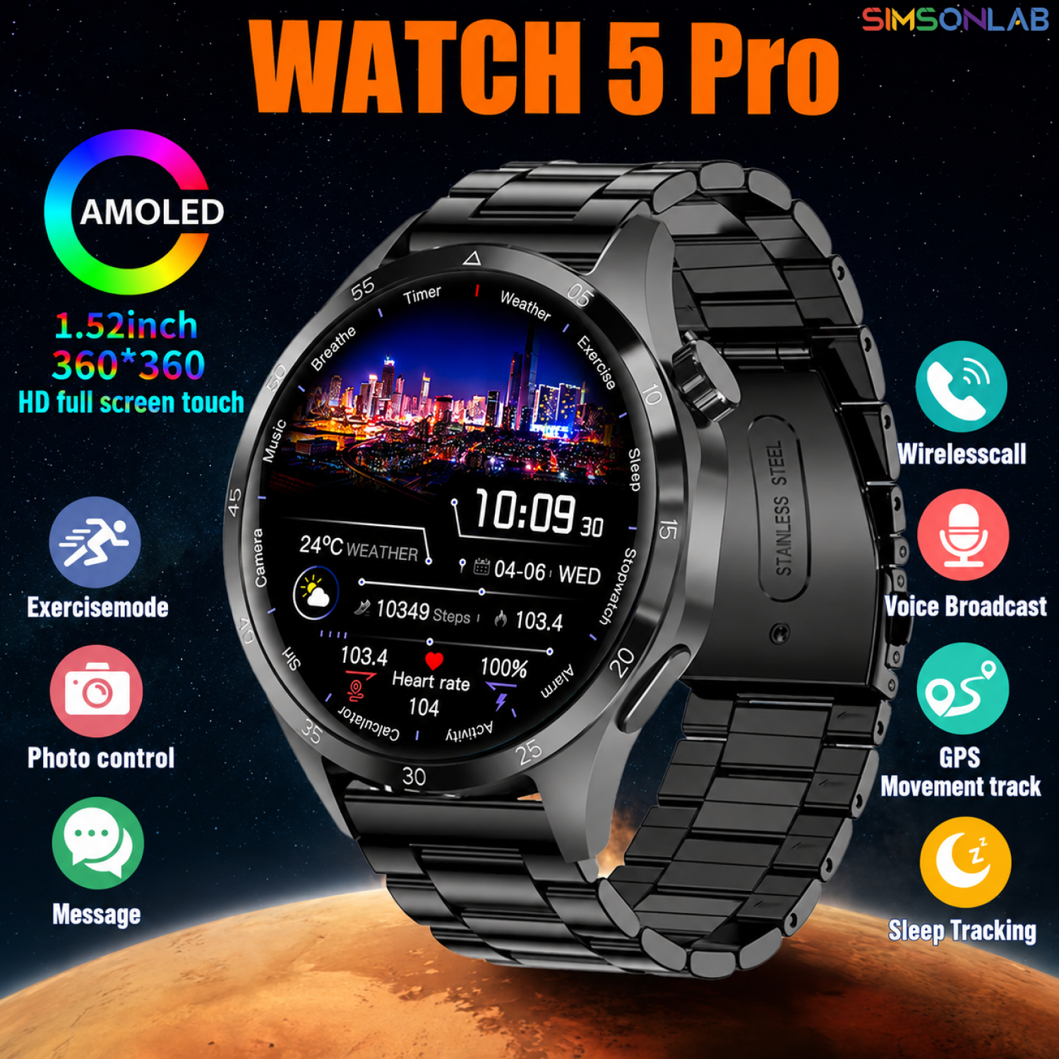 Badminton Photo - 2026 Watch 5 Pro GPS Track
