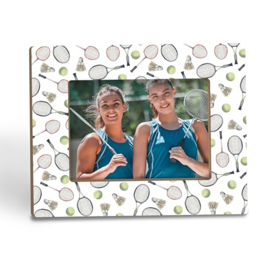Badminton Picture Frame 5x7, S - Badminton Photo 리뷰 및 가격