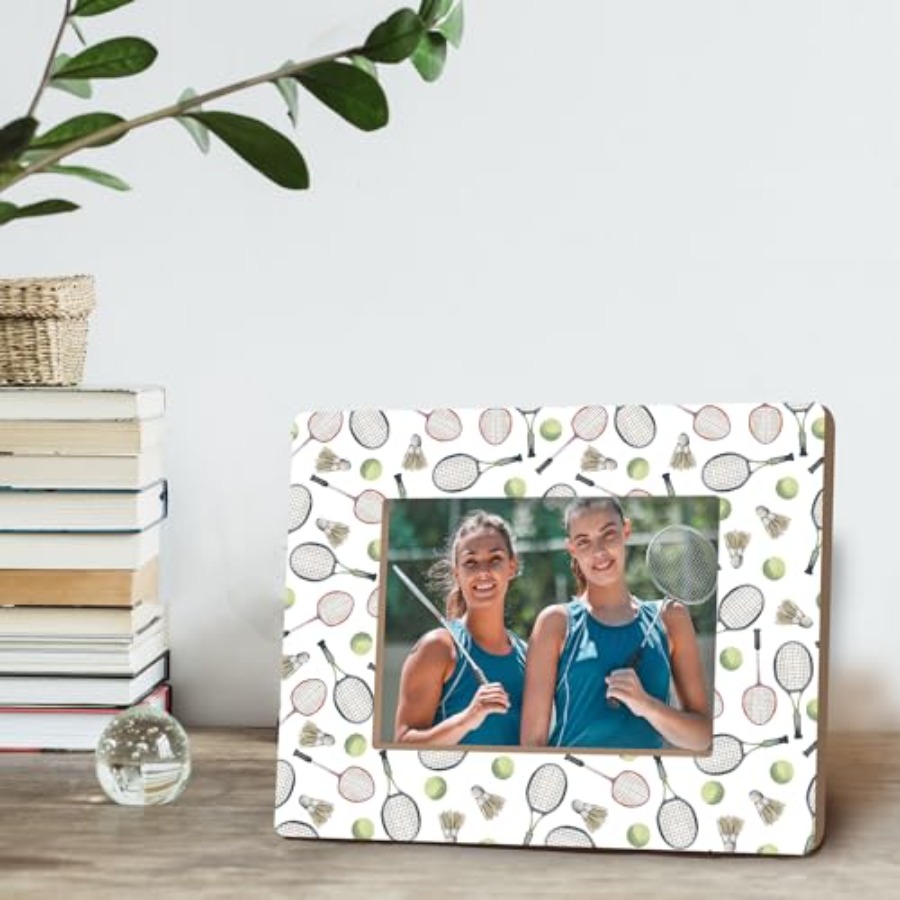 Badminton Picture Frame 5x7, S - Badminton Photo 리뷰 및 가격