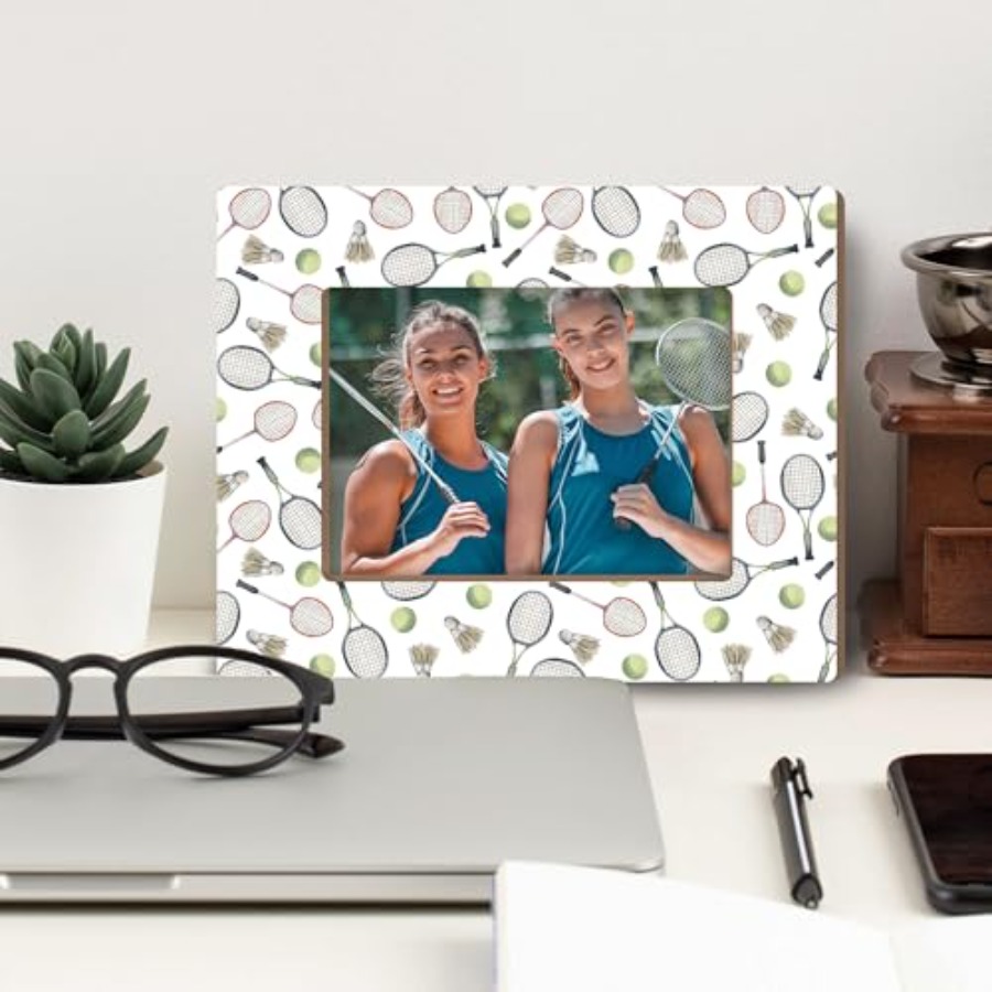 Badminton Picture Frame 5x7, S - Badminton Photo 리뷰 및 가격