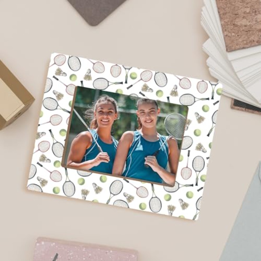 Badminton Picture Frame 5x7, S - Badminton Photo 리뷰 및 가격