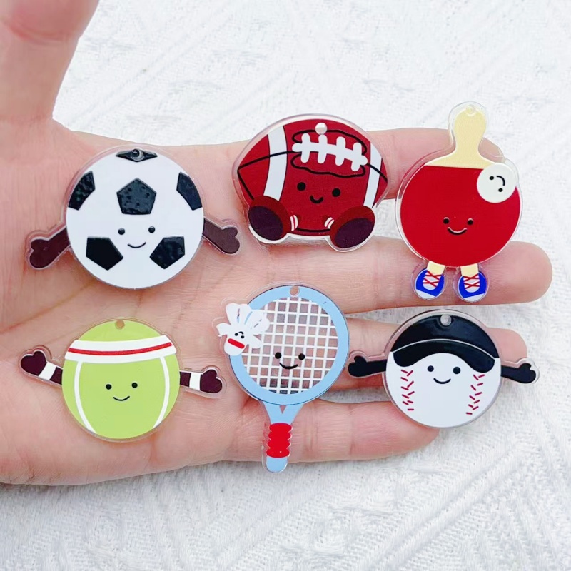 10Pcs Acrylic rugby football b - Badminton Date 리뷰 및 가격