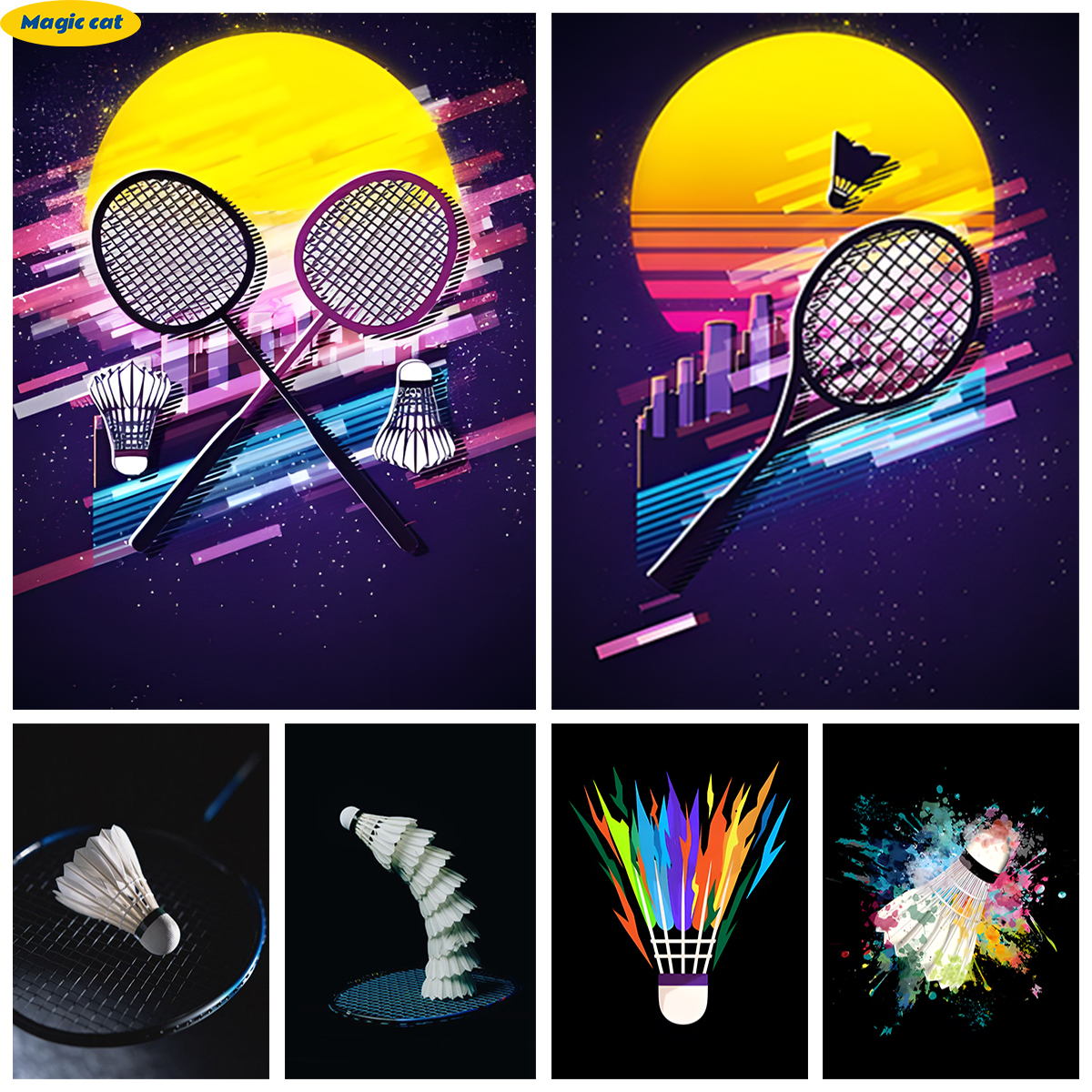 Badminton 5D Diamond Painting  - Badminton Photo 리뷰 및 가격