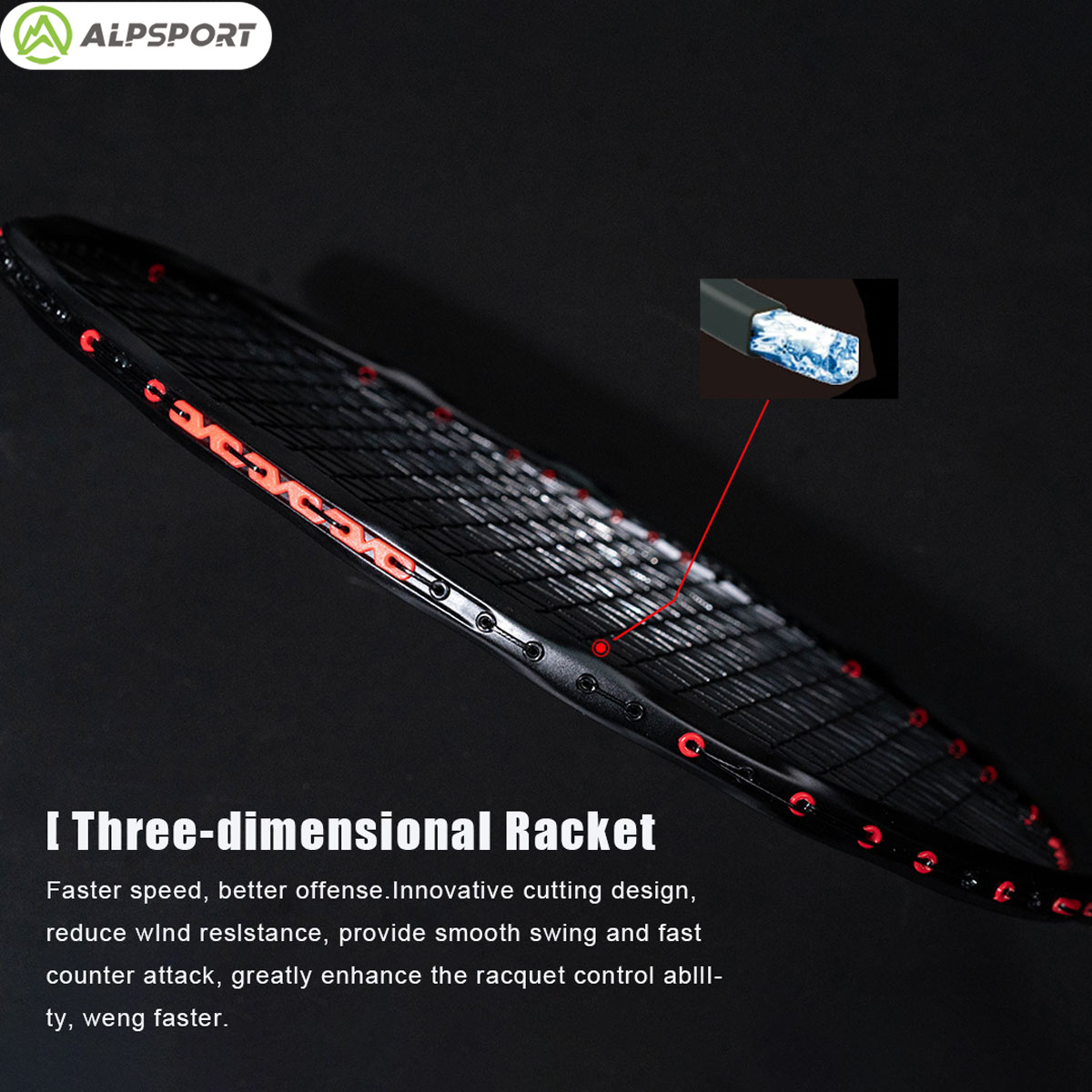 Alpsport MH-V5 5U 75g Wave Leg - Badminton Photo 리뷰 및 가격