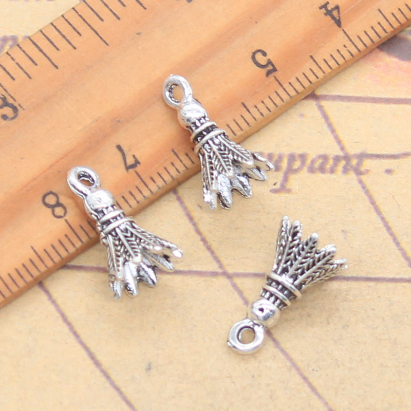 20pcs Charms 3D Badminton Shut - Badminton Photo 리뷰 및 가격